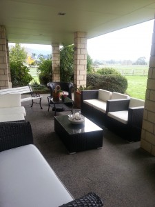 Amberfields outdoor lounge